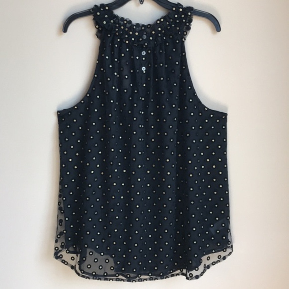 loft Clip Dot Halter Top NWOT Size Small - Picture 4 of 9